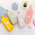 Two layers big capacity multipical pencil bag case